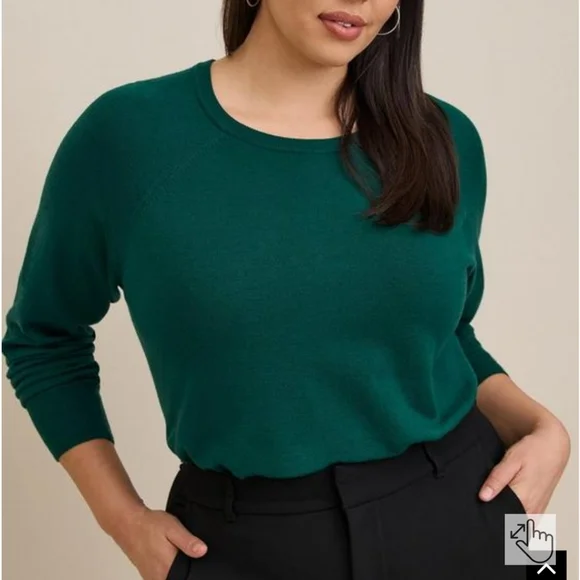 Torrid green clearance sweater